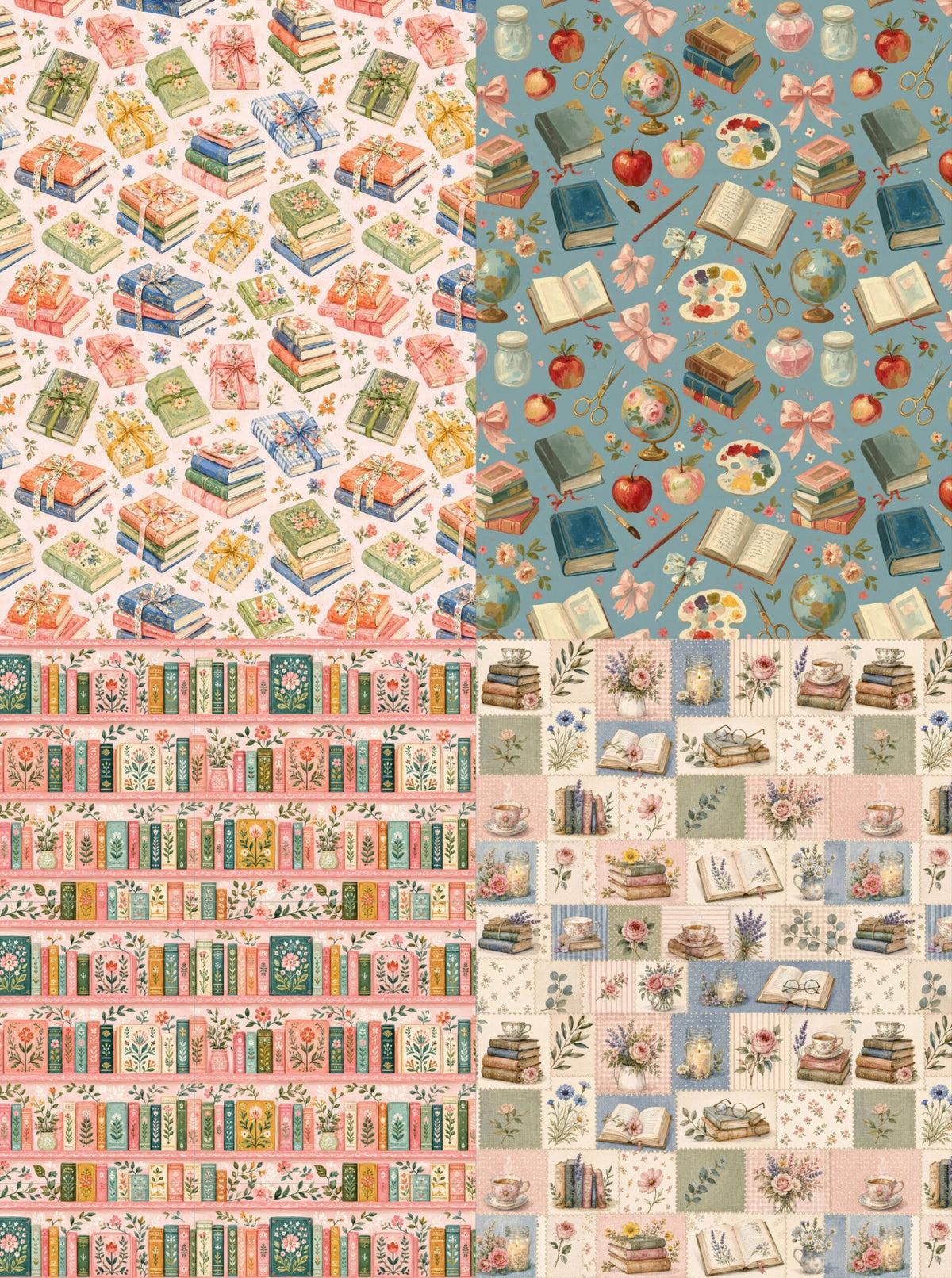 Teacher's Day 4 in 1  (Decoupage Paper)