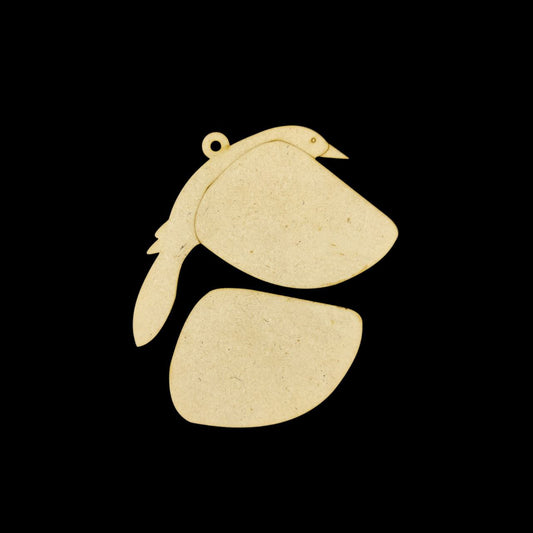Bird Latkan - 1 (MDF Hangings)