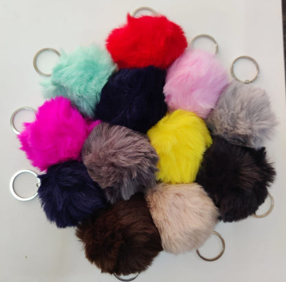 Pom Pom Keychains