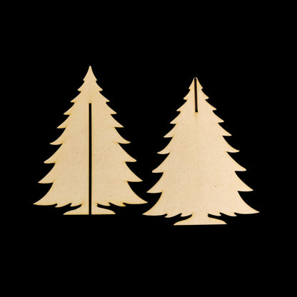 3D desk christmas Tree (MDF)- 2