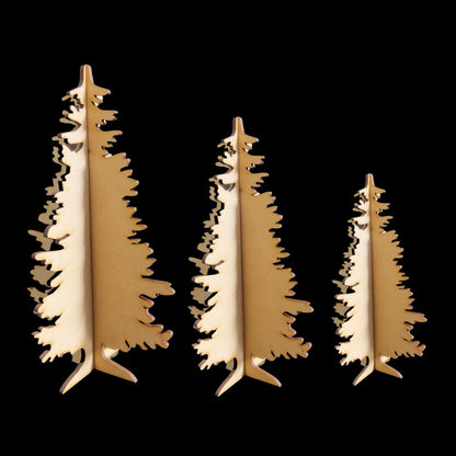 3D Desk christmas Tree (MDF) - 1