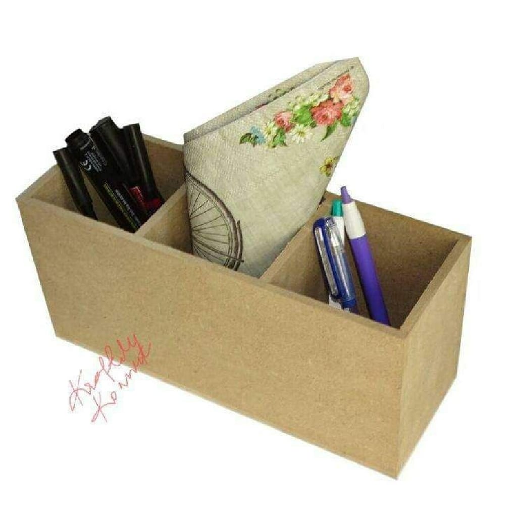 Triple Slot penstand/cutlery holder