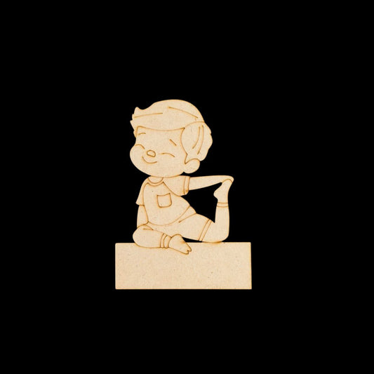 Acrobat Boy (Mini Fridge Magnet Name Board) MDF