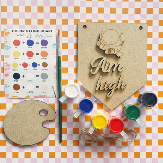 Aim High - Quotes Wall Hanging DIY Kit