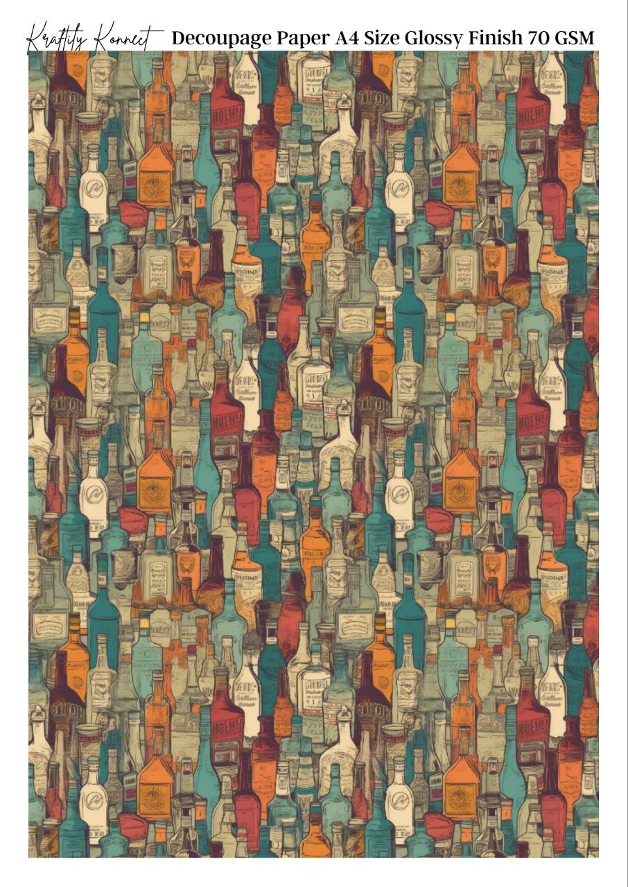 Wine is Served ( Decoupage Papers )
