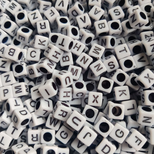 Alphabets - Mixed Random (Plastic Beads)