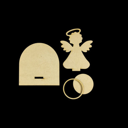 Angel (DIY Tealight Holder - MDF Christmas Collection)