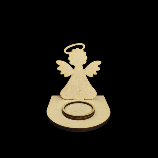 Angel (DIY Tealight Holder - MDF Christmas Collection)