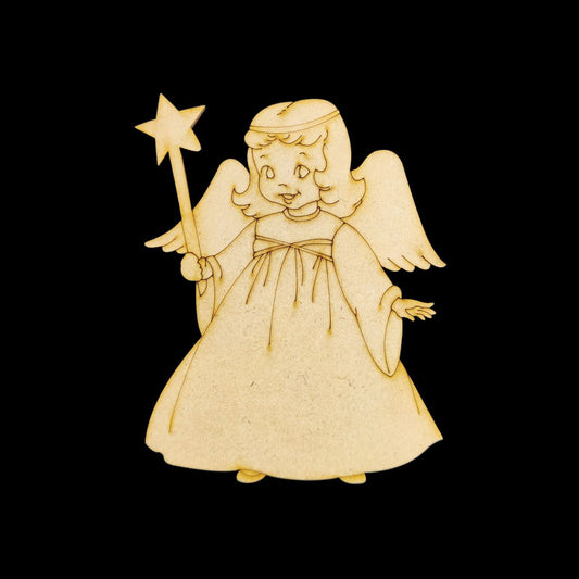 Angel star (MDF Premarked - Christmas Festive)