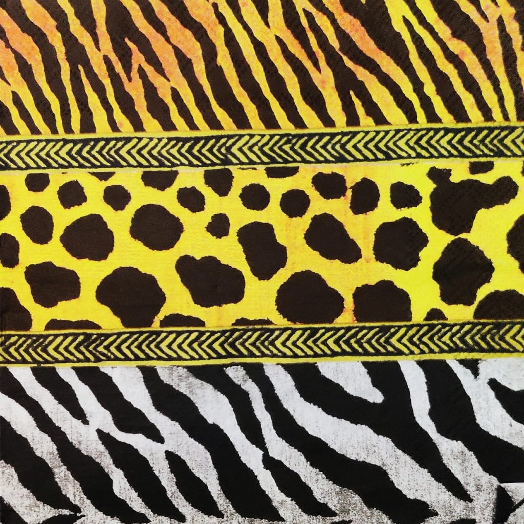 Animal Skin Print ( German Napkins Tissues )