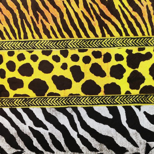 Animal Skin Print ( German Napkins Tissues )
