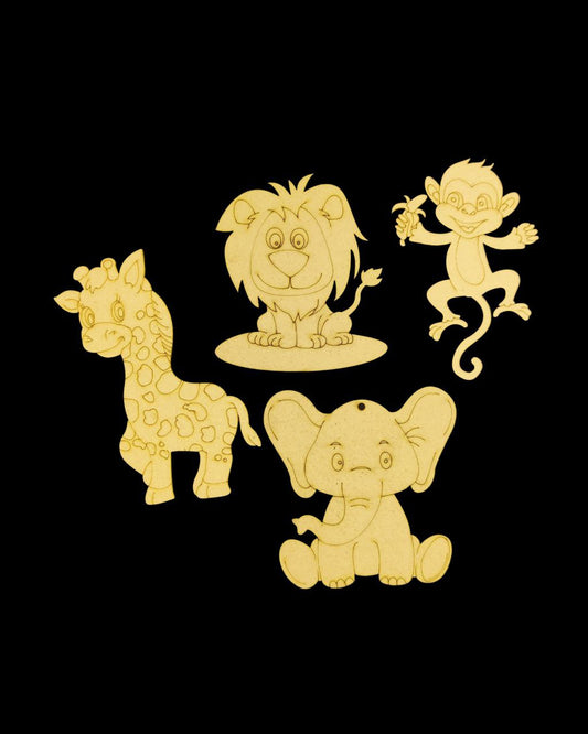 Fun with Animals (Premarked Painting Bases MDF)