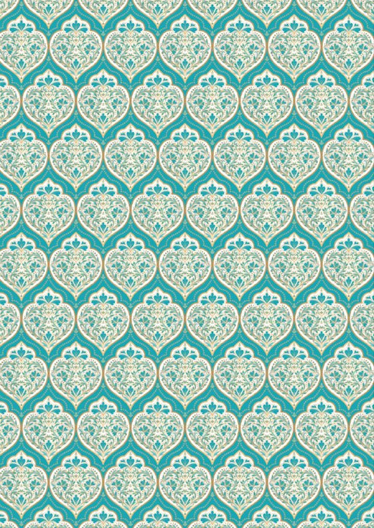 Arabian Rug - Teal seamless (Instant Transfer sheet)