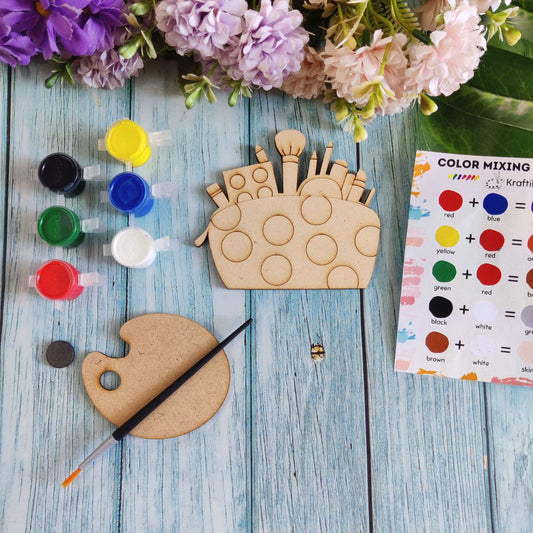 Art Pouch (Fridge Magnet DIY kit) MDF