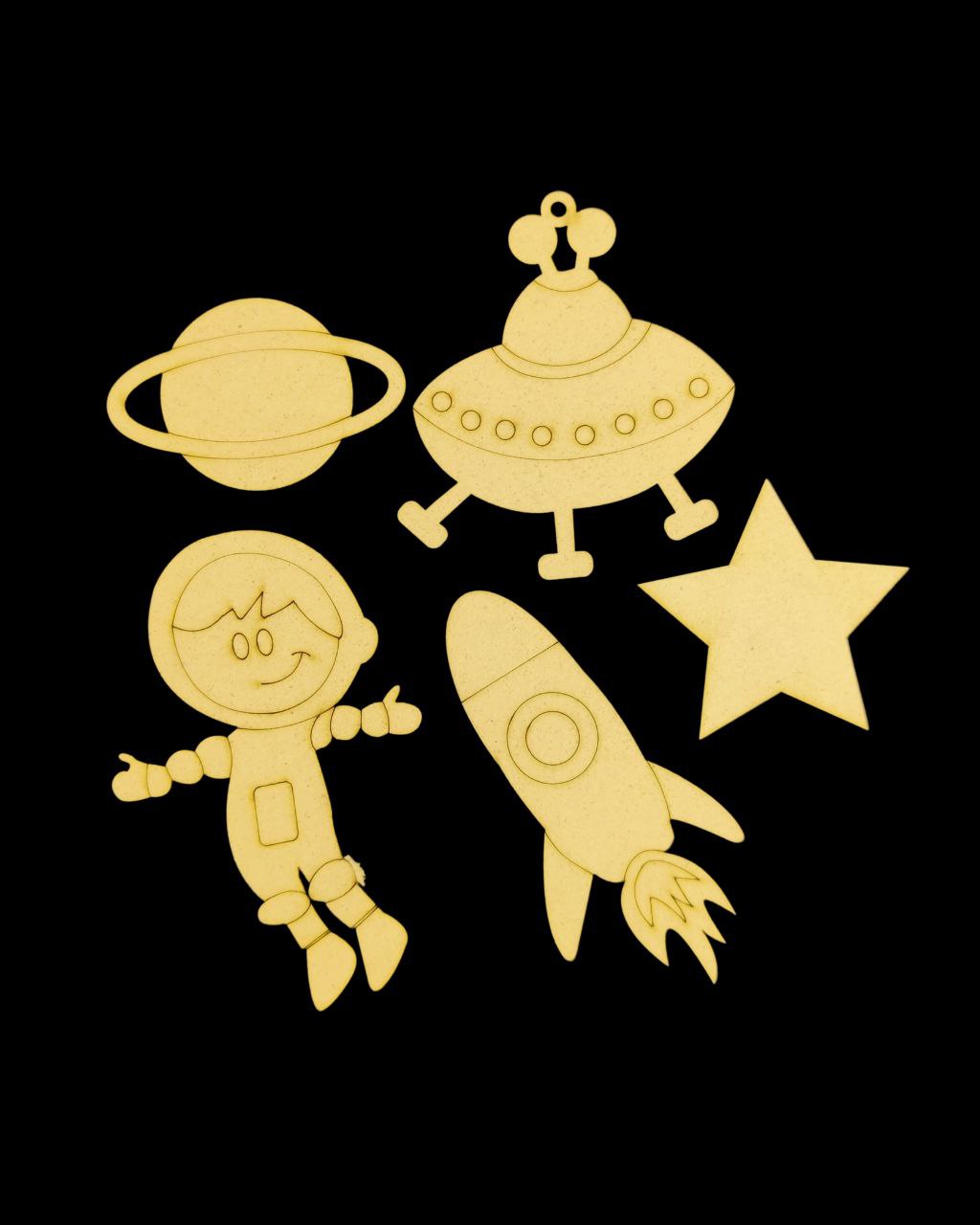 Astronaut in Space(Premarked Painting Bases MDF)