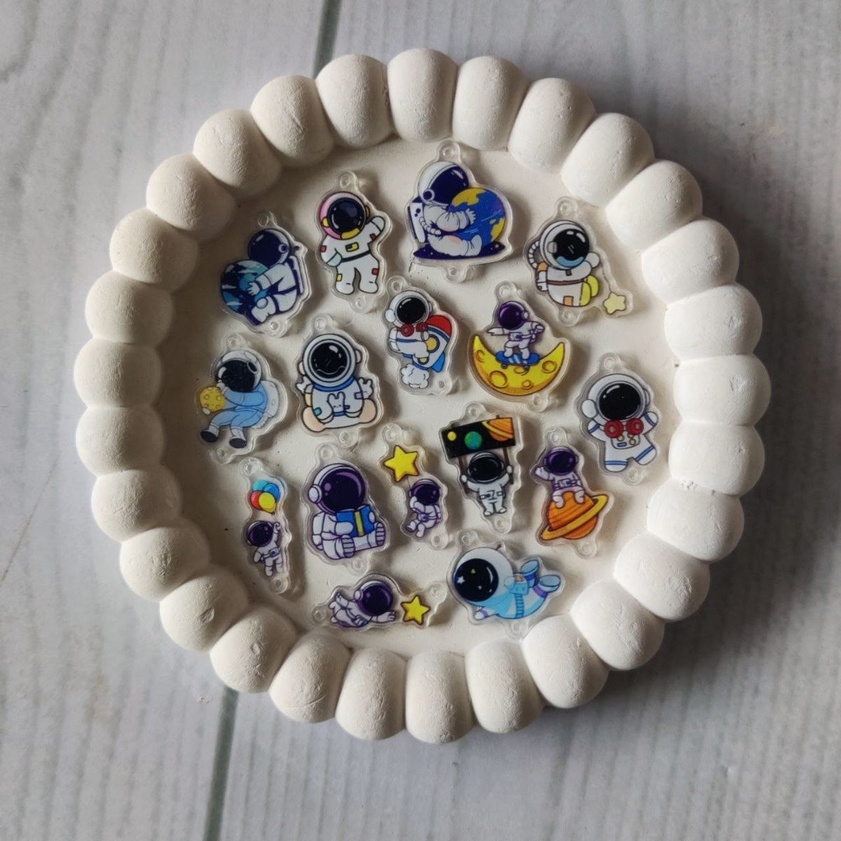 Astronaut Space - Printed Acrylic Charm