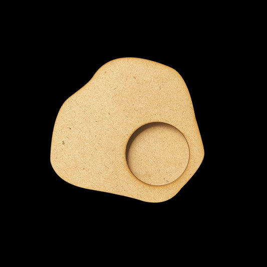 Asymmetrical Tealight Holder (MDF Lasercut Base)Diwali Festive Collection 1