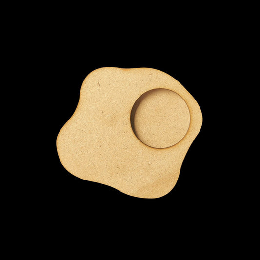 Asymmetrical Tealight Holder (MDF Lasercut Base) Diwali Festive Collection 4