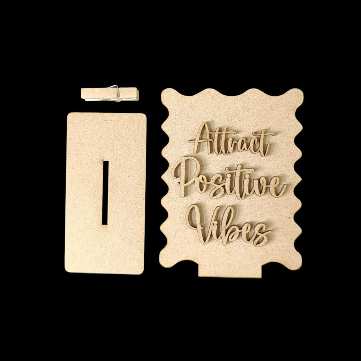 Wild Periwinkles - Earring Base (MDF)