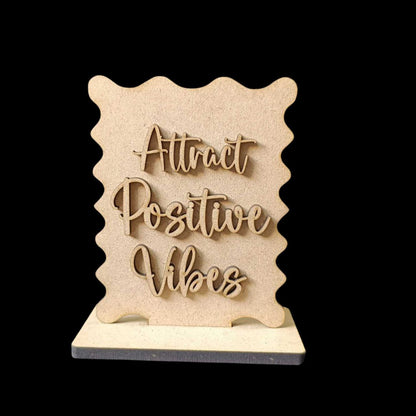Wild Periwinkles - Earring Base (MDF)