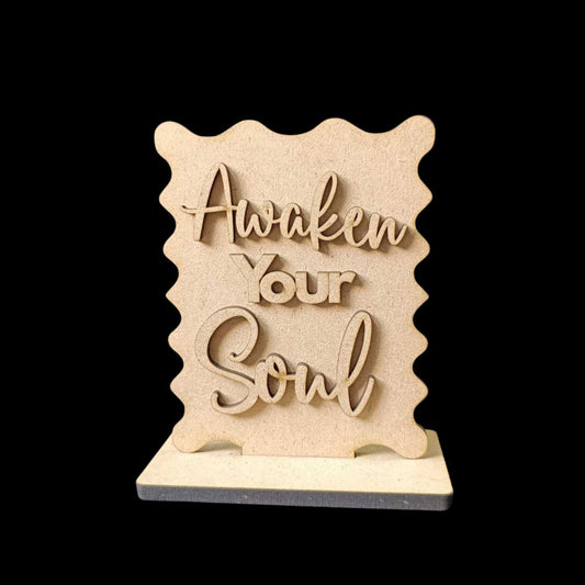 Awaken Your Soul - Standee + Photo Notes Holder (MDF)