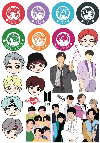 Porcelain print - Rounds (Instant Transfer Sheet)