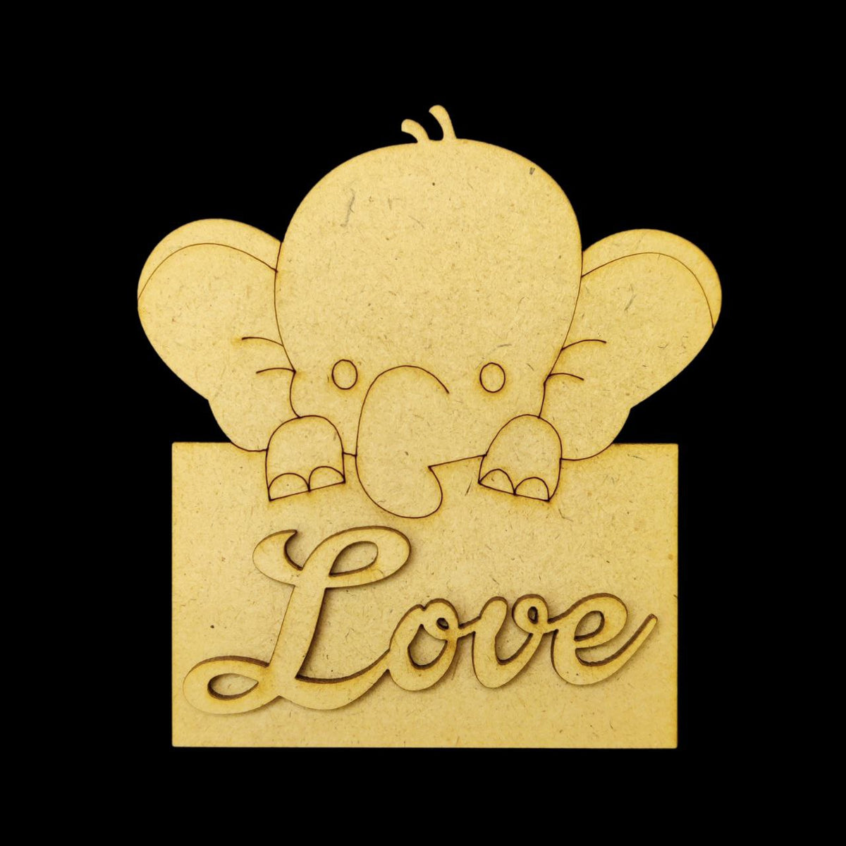 Baby Elephant ( Fridge magnet Base - Valentine's Collections )