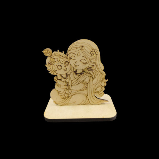 Young Krishna (MDF Premarked with Stand) Janmashtami