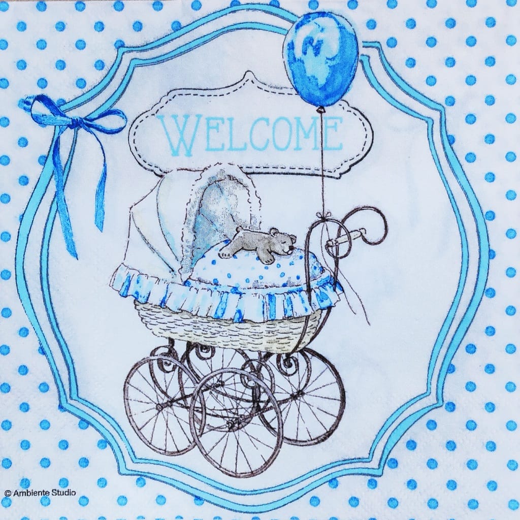 Baby Stroller ( German Napkins Tissues )