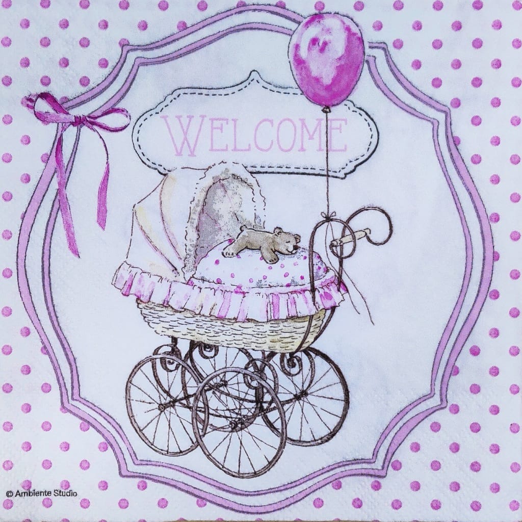 Baby Stroller ( German Napkins Tissues )