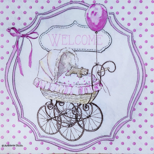 Baby Stroller ( German Napkins Tissues )