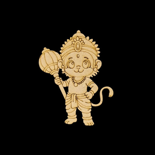 Bal Hanuman-Illustrated (MDF Premarked Base)