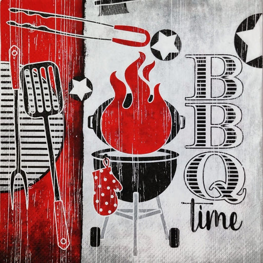 Barbeque Time ( German Napkins Tissues )