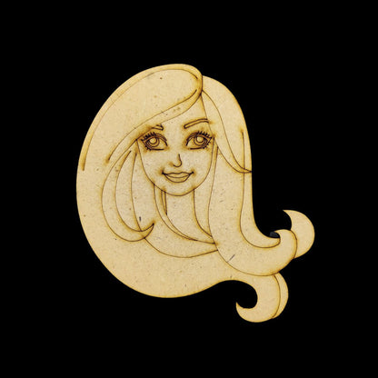 Barbie Doll (MDF Premarked embellishment )