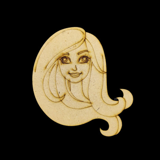 Barbie Doll (MDF Premarked embellishment )