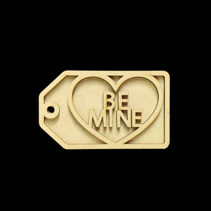 Minimalist Love - Personalised Couple Name Plate Rectangular (MDF Valentine's)