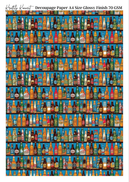 Wine is Served ( Decoupage Papers )