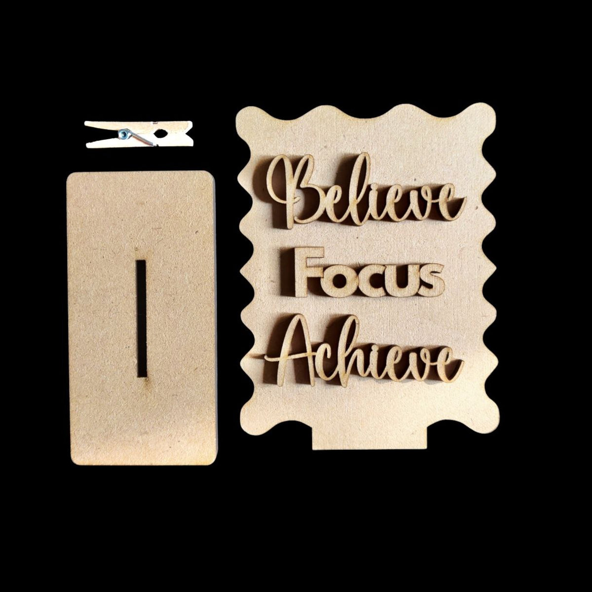 Wild Periwinkles - Earring Base (MDF)