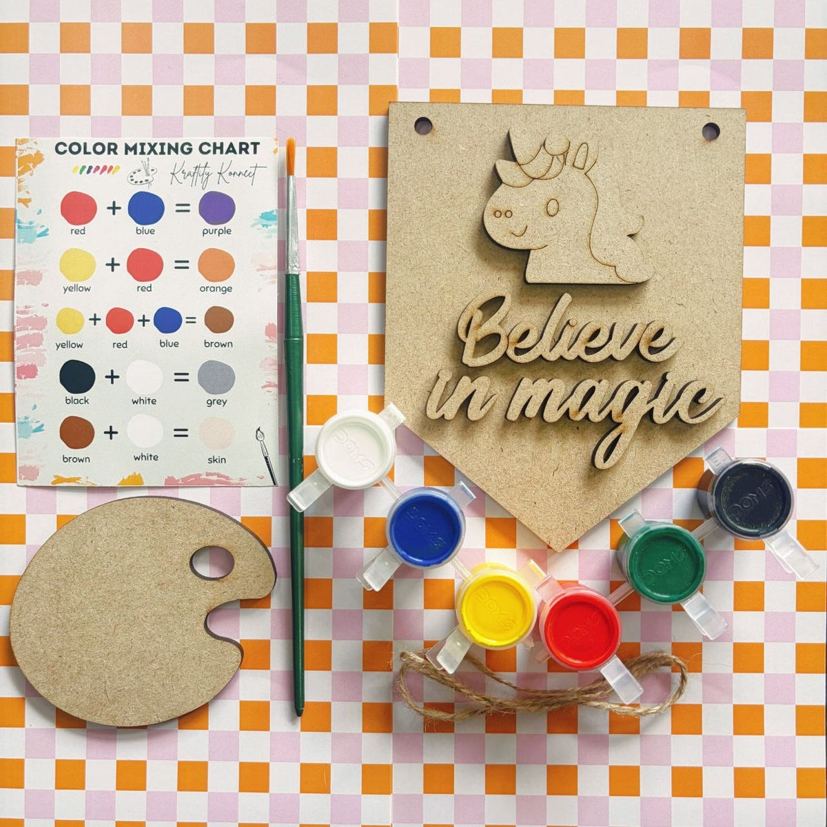 Believe in Magic - Quotes Wall Hanging DIY Kit