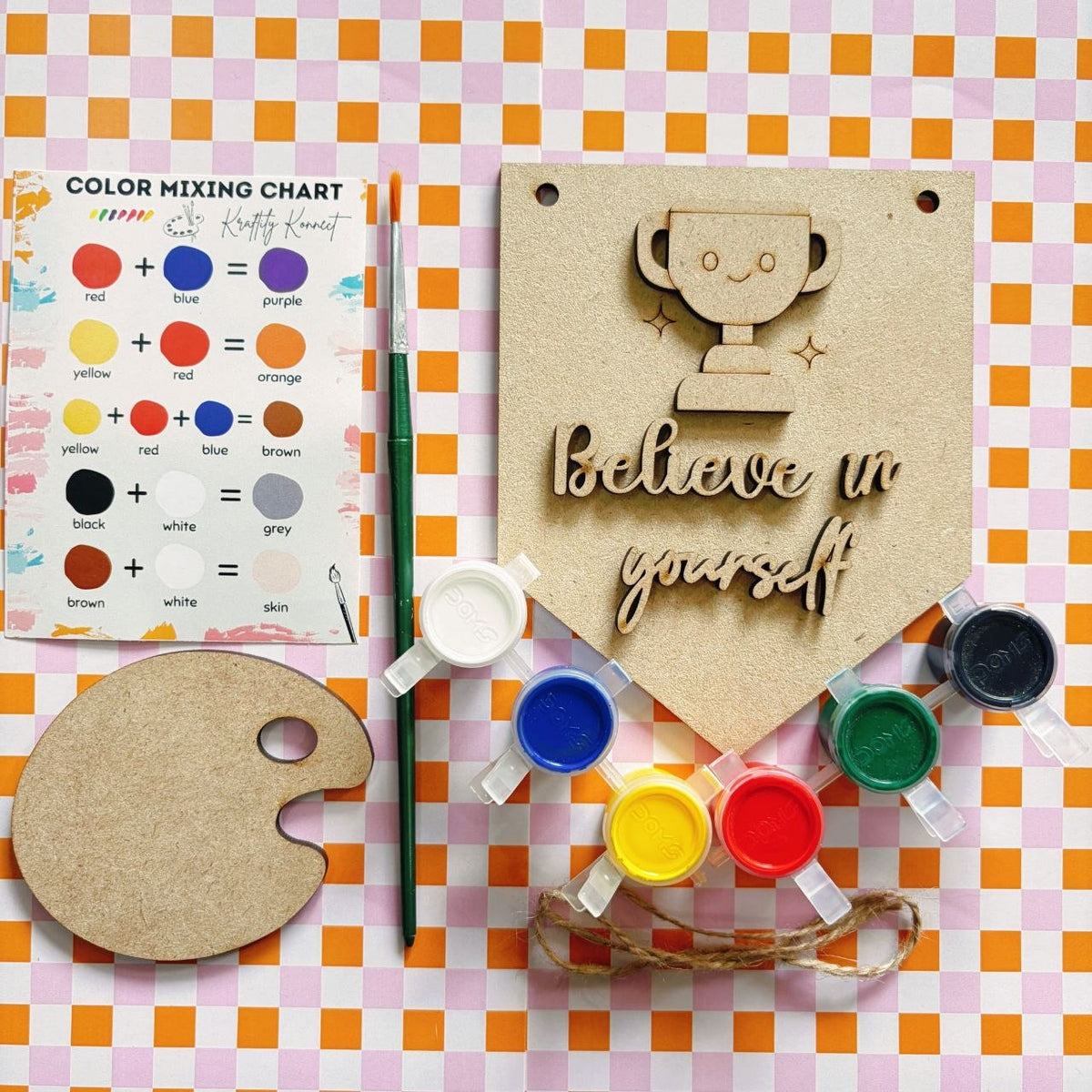 Believe in Yourself - Quotes Wall Hanging DIY Kit