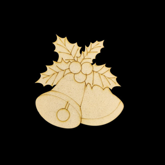 Bells n Hollies (MDF Premarked - Christmas Festive)