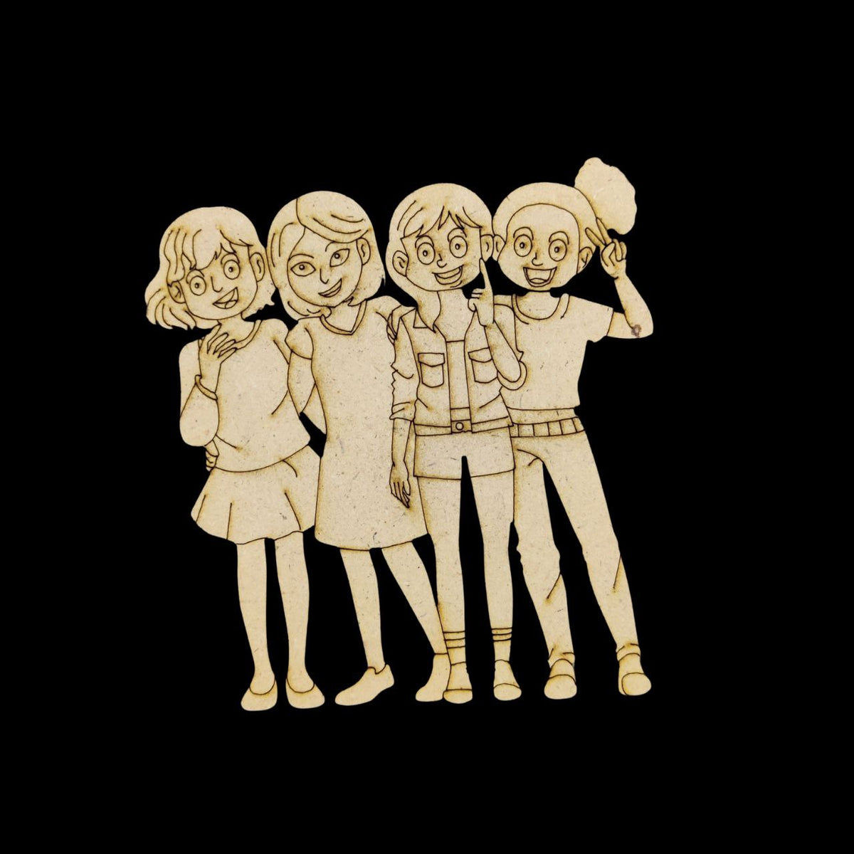 Four of A Kind (MDF Premarked Base) Friendship Day