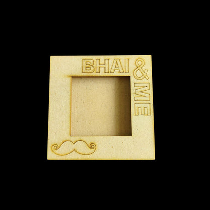 Bhai & Me - (Photo Frame Fridge Magnet Base) Raksha Bandhan
