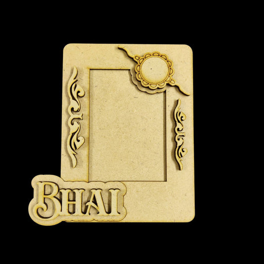 Bhai Rakhi (MDF Photo Frame Fridge magnet base)