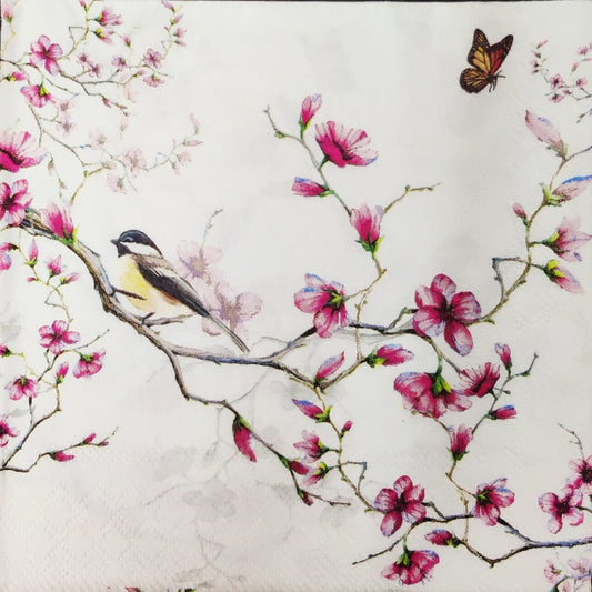 Bird Branch ( German Napkins Tissues )