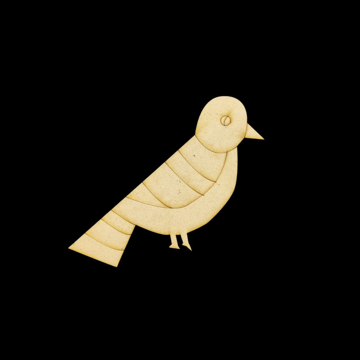 Bird (Gond) - FolkArt (Premarked Embellishments MDF)