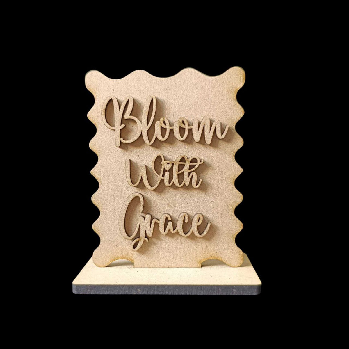 Wild Periwinkles - Earring Base (MDF)