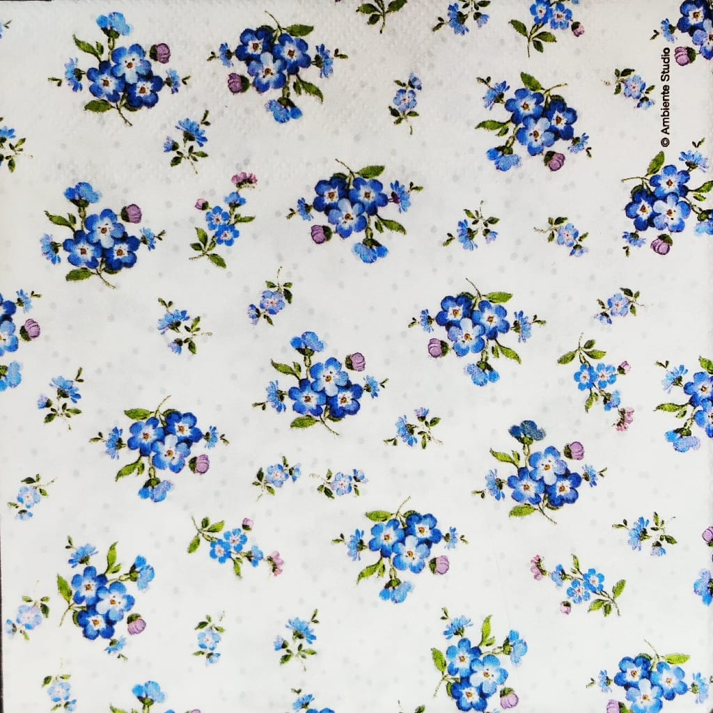 Blue Floral pattern ( German Napkins Tissues )