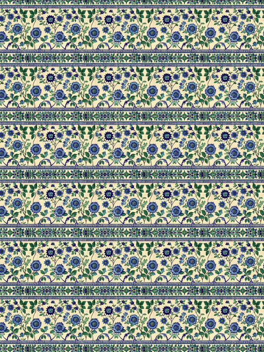 Blue Pistachios - Fabric Print (Insant Transfer Sheet)