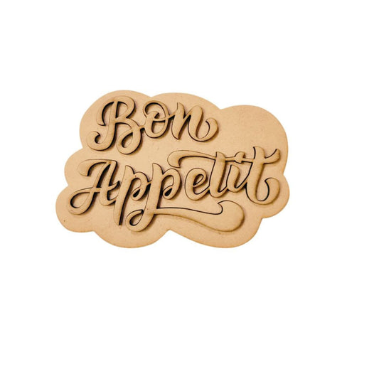 Bon - Appetit Layered Embellishments ( Fridge Magnet Base )